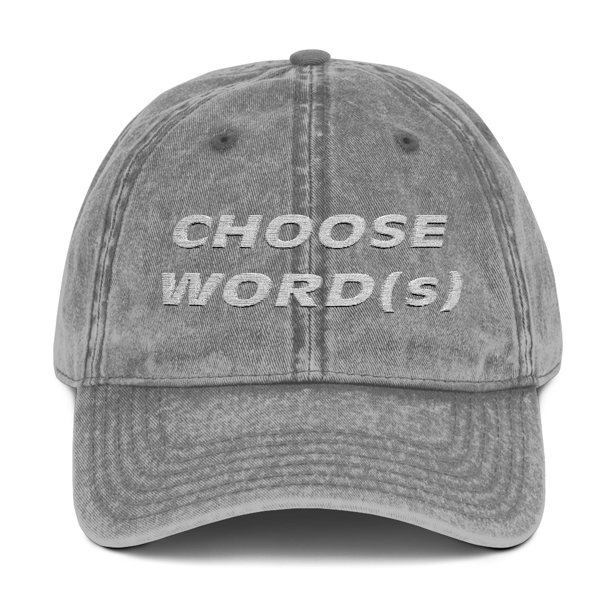 "Nightlife Elements" Custom Vintage Cap – Personalized Embroidered Style with Purpose